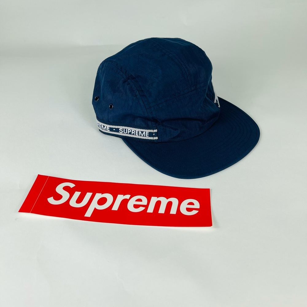 Navy blue Supreme cap